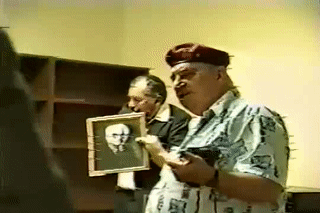 VERY RARE  Rabbi Meir Kahane HYD speaks at Press Conference in Florida, 11 5 87(1) 00:24:25